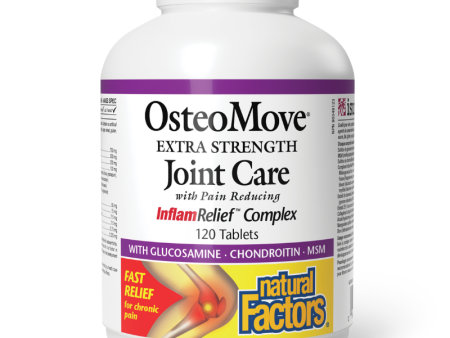 [Jan Flyer Sale!!! Save $9!!!] Natural Factors OsteoMove® Extra Strength Joint Care 120 Tablets Cheap