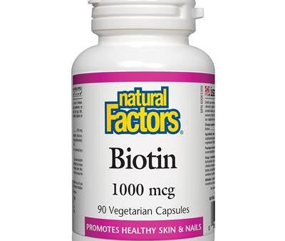 Natural Factors Biotin 1000 mcg 90 VCapsules Fashion