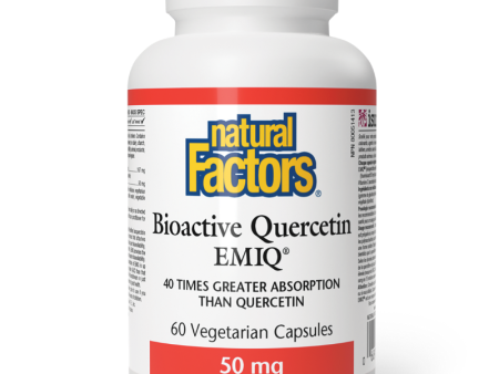 Natural Factors Bioactive Quercetin EMIQ 50 mg 60 Vegetarian Capsules Online