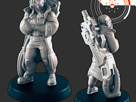 Resin 28mm Miniature - SciFi - Allister Online Sale